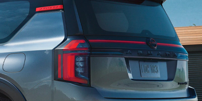 The rear of the 2025 Nissan Armada in Pompano Beach, FL